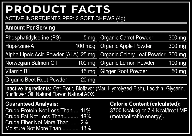 NeuroChew Nutrition Facts